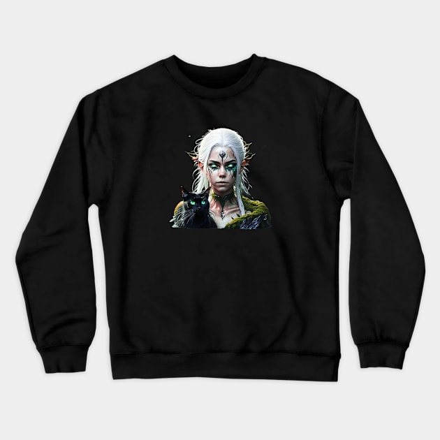 Swamp girl Crewneck Sweatshirt by Castillo de Flores